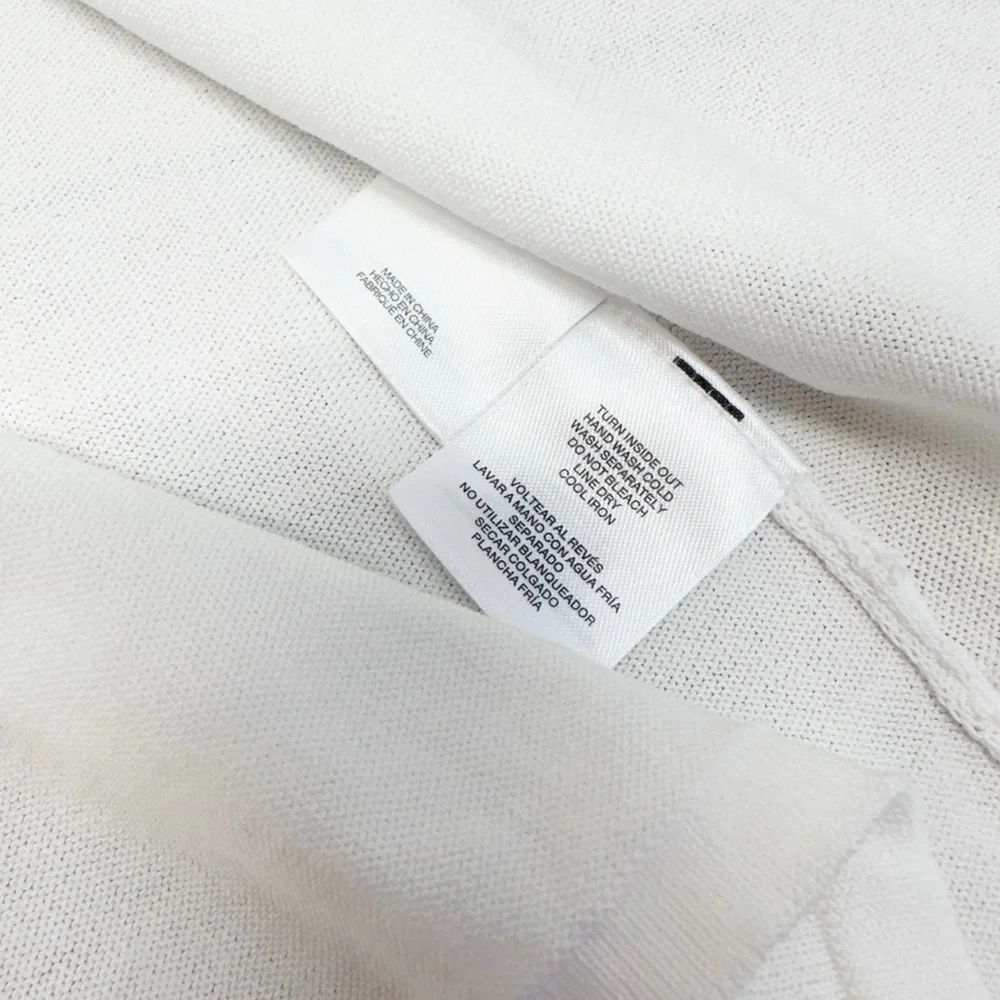 Kasper Womens Lurex Self Edge A-Line Modest Cardigan Lily White Size L - Picture 5 of 5
